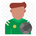 Fussballspieler Job Avatar Symbol