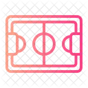Fussballplatz Spielplatz Symbol