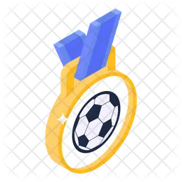 Fußballmedaille  Symbol