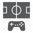 Fussball Feld Video Symbol