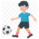 Fußball spielen  Symbol