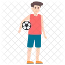 Footballspieler Fussballspiel Fussballspieler Icon