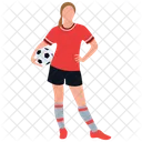 Footballspieler Mannschaftsspieler Fussballspiel Symbol