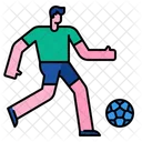 Footballspieler Fussball Spieler Symbol