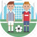 Sport Fussball Spieler Symbol