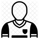 Spieler Athlet Avatar Symbol