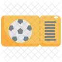 Fußballticket  Symbol