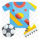 Fussballtrikot Fussballkleid Trikot Symbol