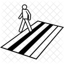 Fussgangeruberweg Gehweg Symbol