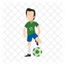 Jugador De Futbol Icono