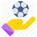 Pelota A Cuadros Futbol Herramienta Deportiva Icono