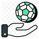 Pelota A Cuadros Futbol Herramienta Deportiva Icono