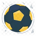 Pelota A Cuadros Futbol Herramienta Deportiva Icono