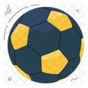 Pelota A Cuadros Futbol Herramienta Deportiva Icono