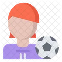 Futbolista femenina  Icono