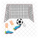 Futsal with goal net  Icon