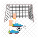 Futsal with goal net  Icon