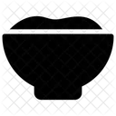 Sahneschale Joghurtschale Gesunde Mahlzeit Symbol