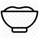 Sahneschale Joghurtschale Gesunde Mahlzeit Symbol