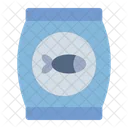 Futterbeutel Fischfutter Futter Symbol