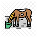 Futterung Pferd Zucht Symbol