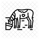 Futterung Pferd Zucht Symbol