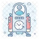 Future Time Clock Train Clock Icon