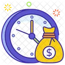 Time Is Money Future Savings Business Time Icon