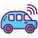 Future Transport Hover Bus Flying Bus Icon
