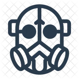 Futuristic mask  Icon