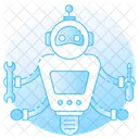 Futuristic Robot Robot Bionic Man Icon