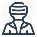 Futuristic Suit Armor Protection Icon