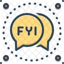 Fyi Bubble Abbreviation Icon