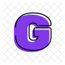 G Alphabet Letter Icon