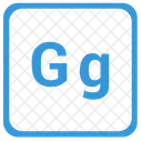G Latin Letter Icon