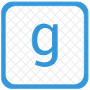 Tonart G Buchstabe Symbol