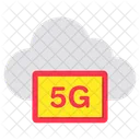 G Cloud G Network Cloud Technology Icon