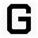 G Alphabet Letter Icon