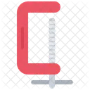 Klemme Schraubstock Werkzeug Icon