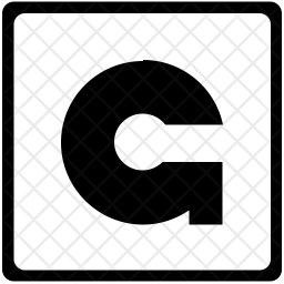 G letter Icon - Download in Glyph Style
