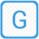 Key G Letter Icon