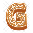 G Letter Cookies Cookies Biscuit Icon
