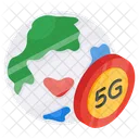 G Network Online Network Networks Strength Icon