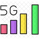 G Signal Bars Icon