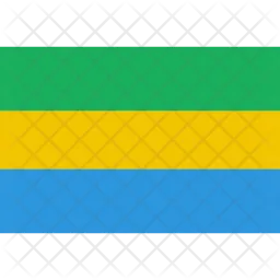 Gabão Flag Ícone