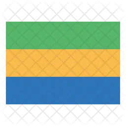 Gabão Flag Ícone