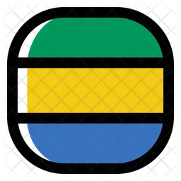 Gabão Flag Ícone