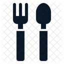 Gabel Loffel Besteck Symbol