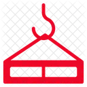 Gabelstapler Heber Kran Symbol