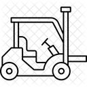 Gabelstapler Fracht Logistik Symbol